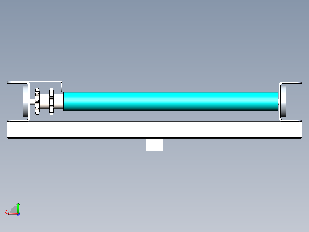 液体灌装机后视图