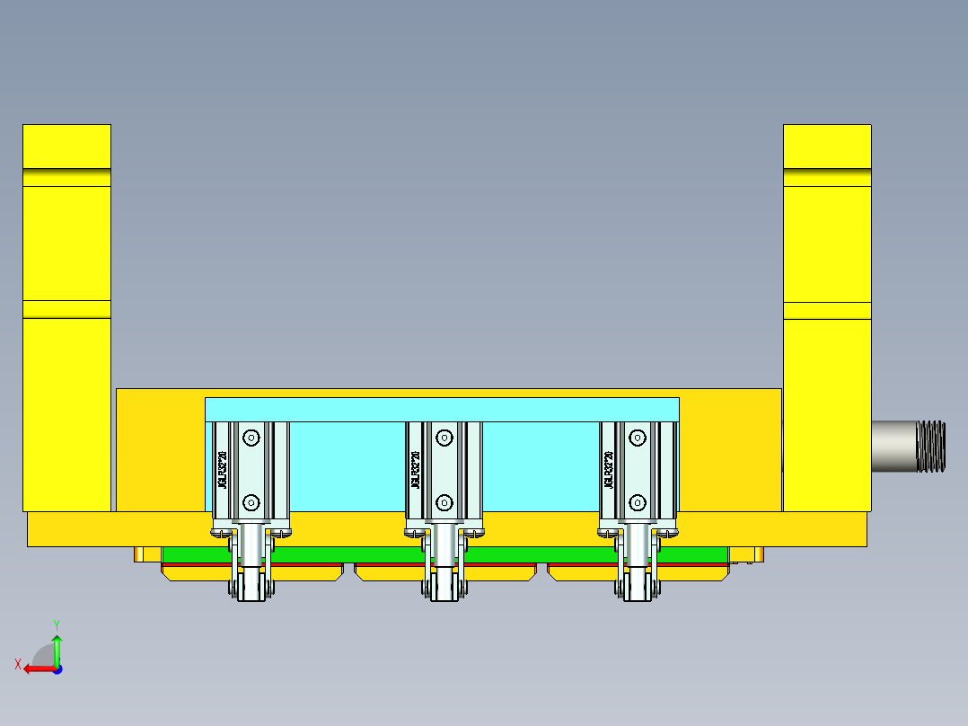 S5500-A-笔记本CNC工装夹具三维模型CNC2铣天线槽-200908后视图