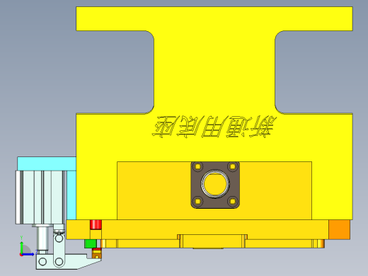 S5500-A-笔记本CNC工装夹具三维模型CNC2铣天线槽-200908左视缩略图