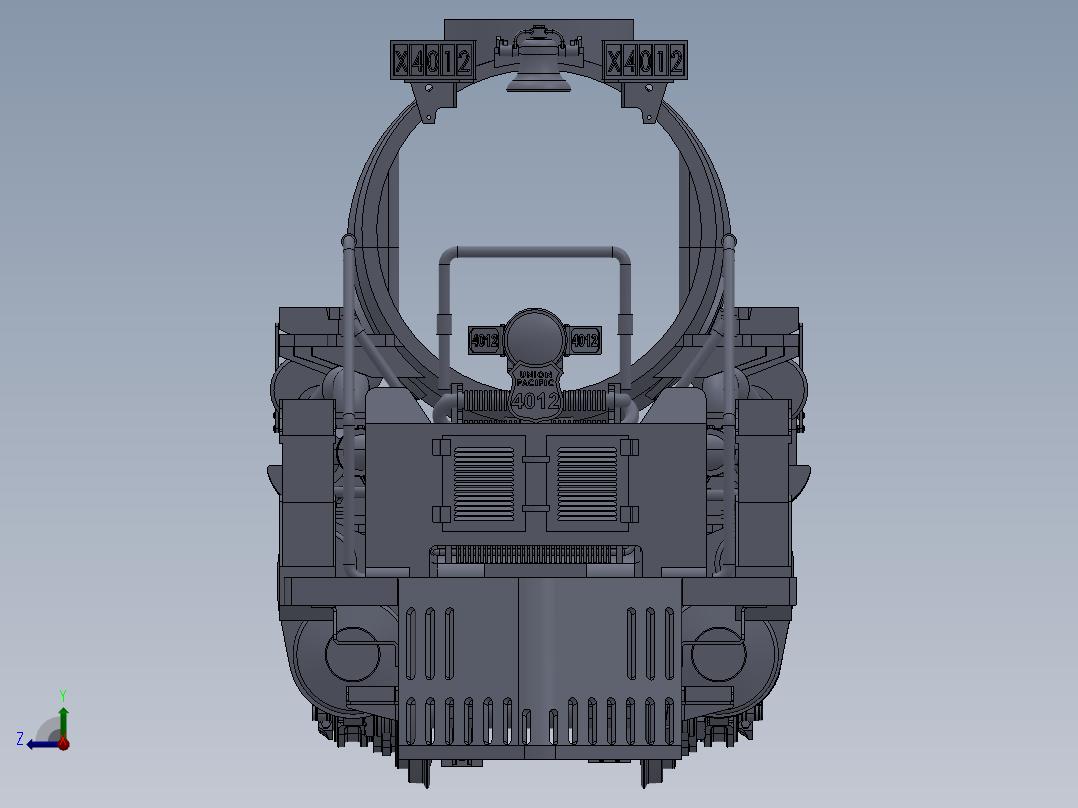 火车、动车、高铁(34)右视图