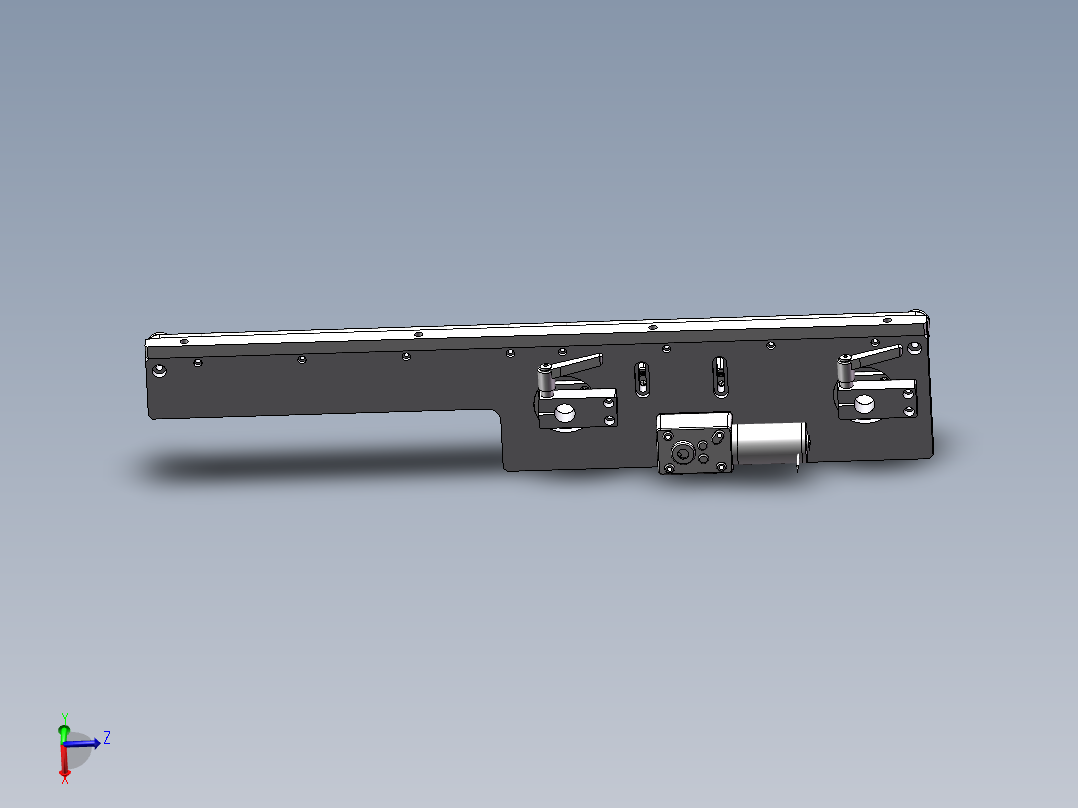 0.6米双皮带输送机构