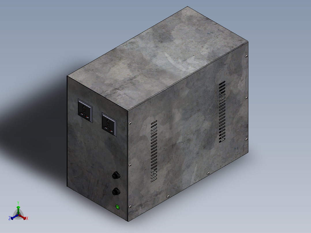 电源(6)正等轴测图