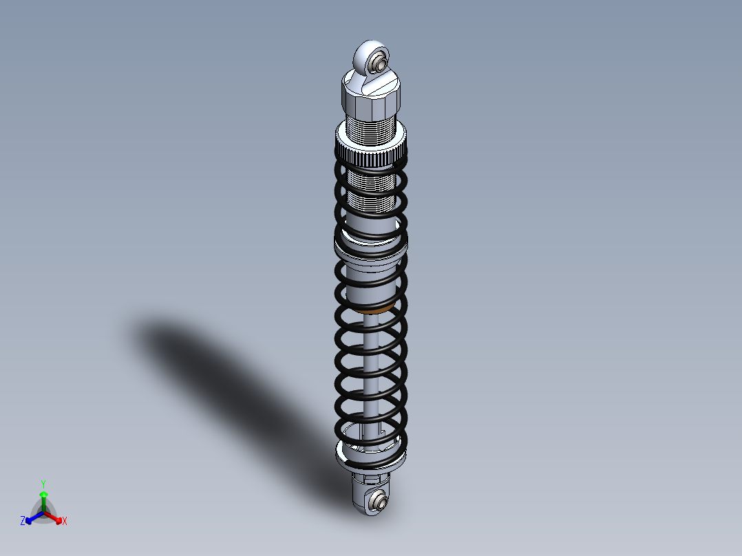 A0002763-减震器 210毫米 1_5 HPI Baja 5B正等轴测图
