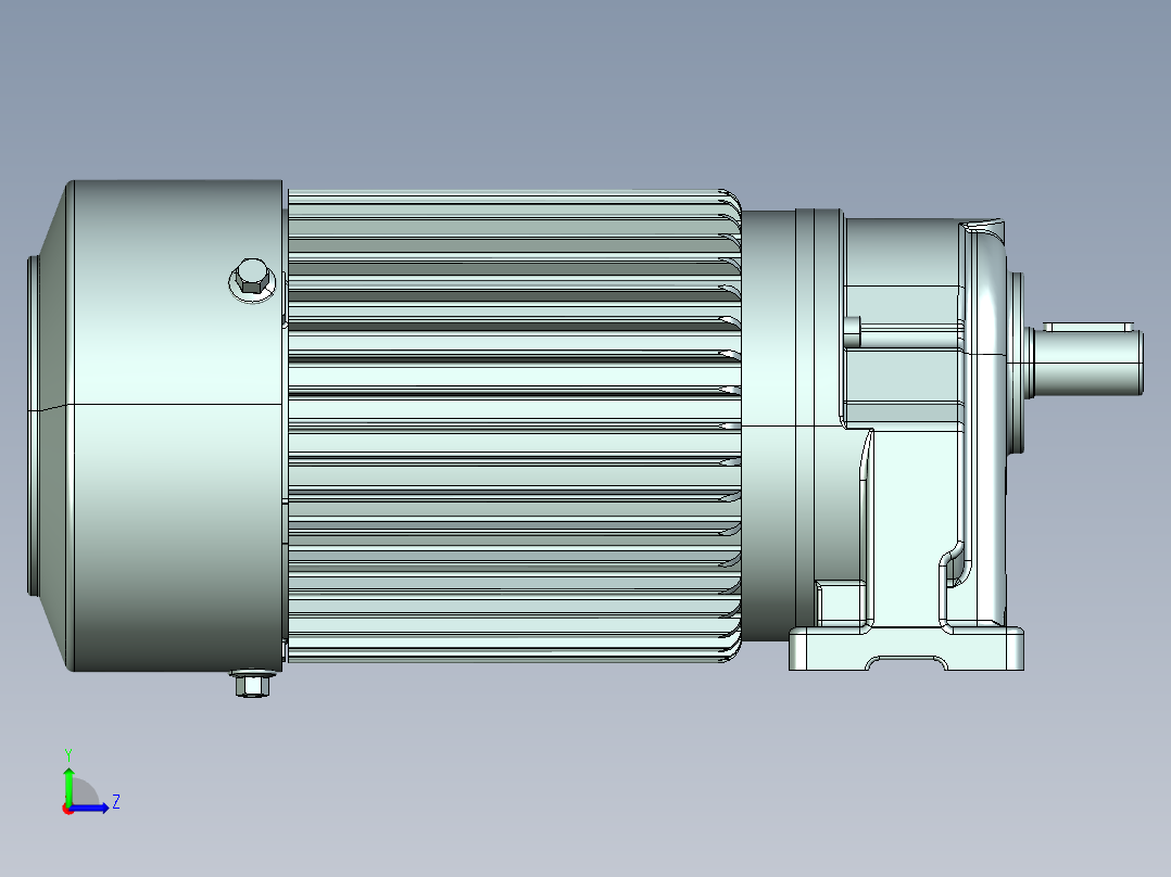 果蔬切条机左视图