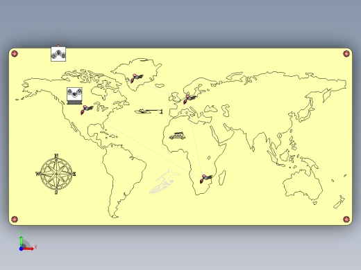 世界地图前视缩略图