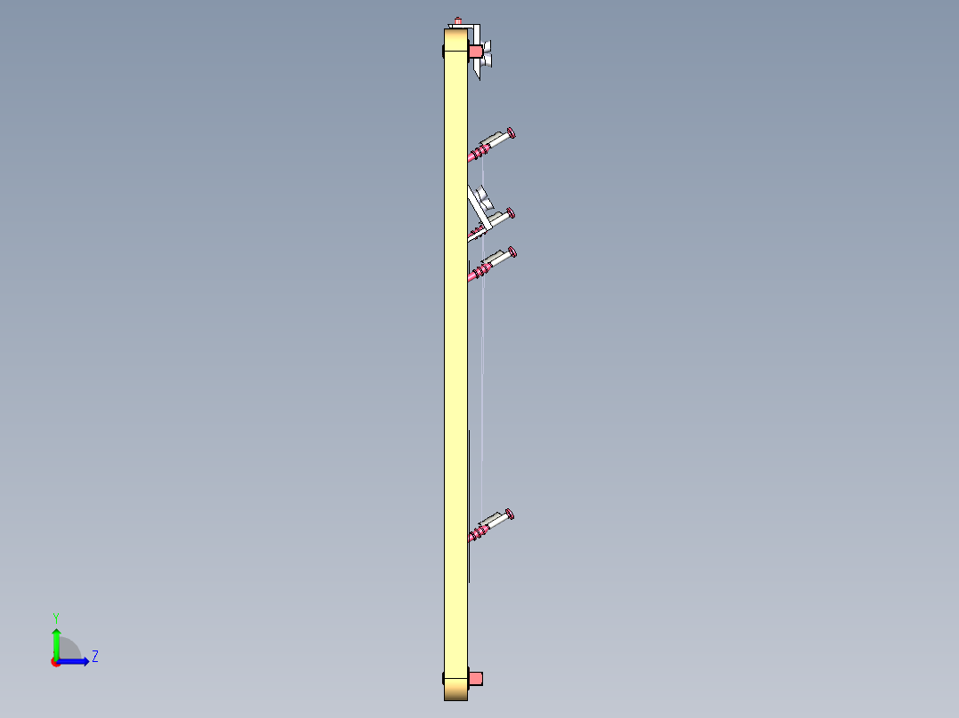 世界地图左视图