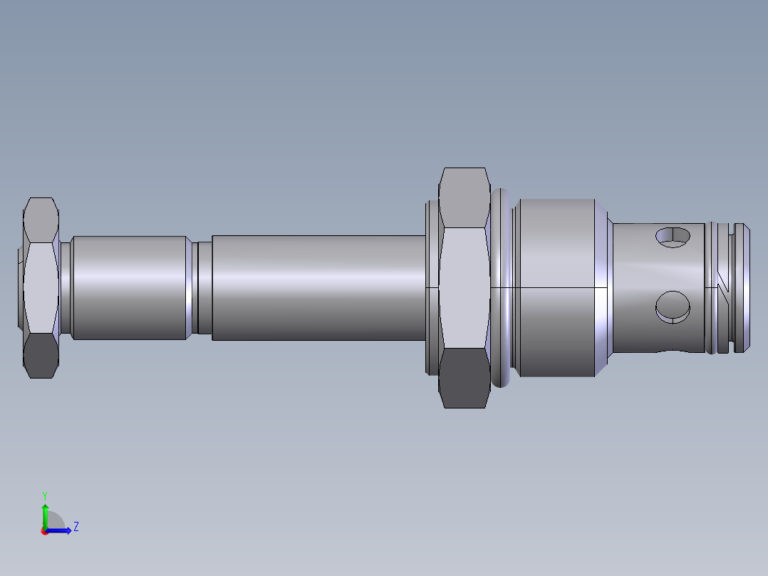 A0003041-筒式液压22通阀左视图