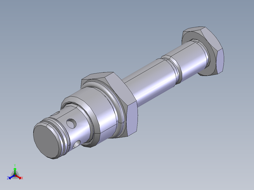A0003041-筒式液压22通阀正等轴测图