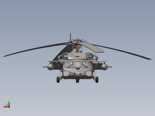 黑鹰直升机后视缩略图