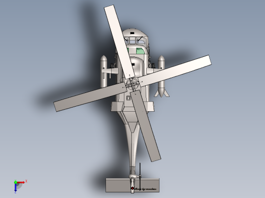黑鹰直升机俯视缩略图