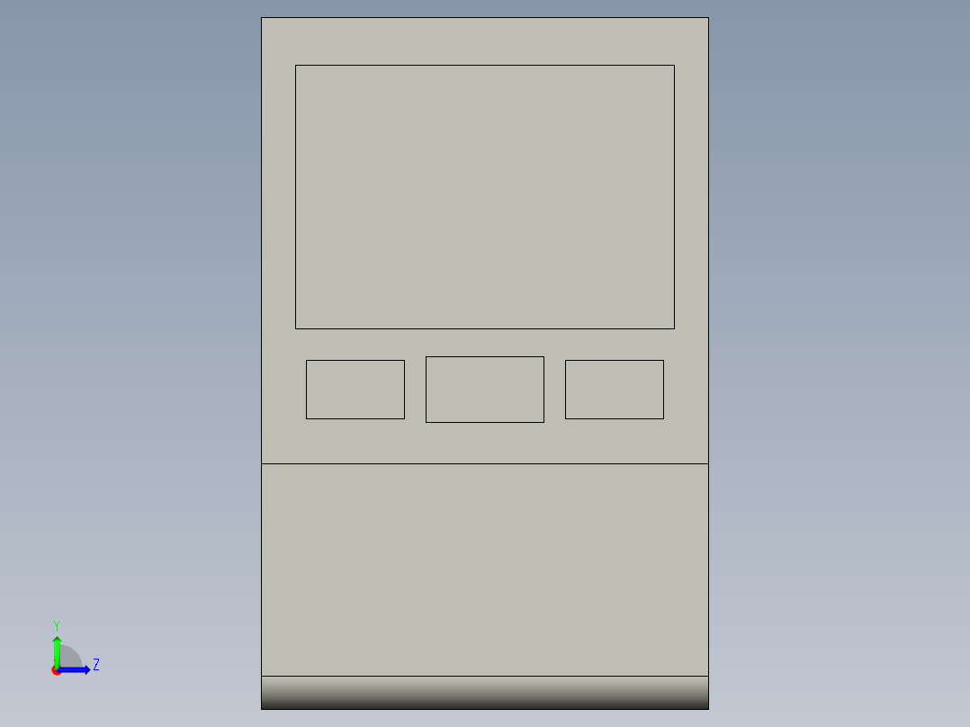 UV真空表装配左视图