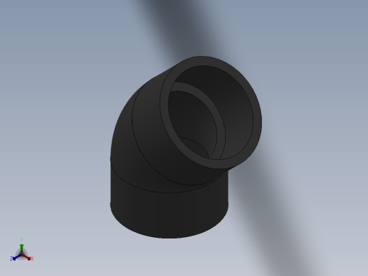ELBOW_DN80_PN10_U-PVC正等轴测缩略图