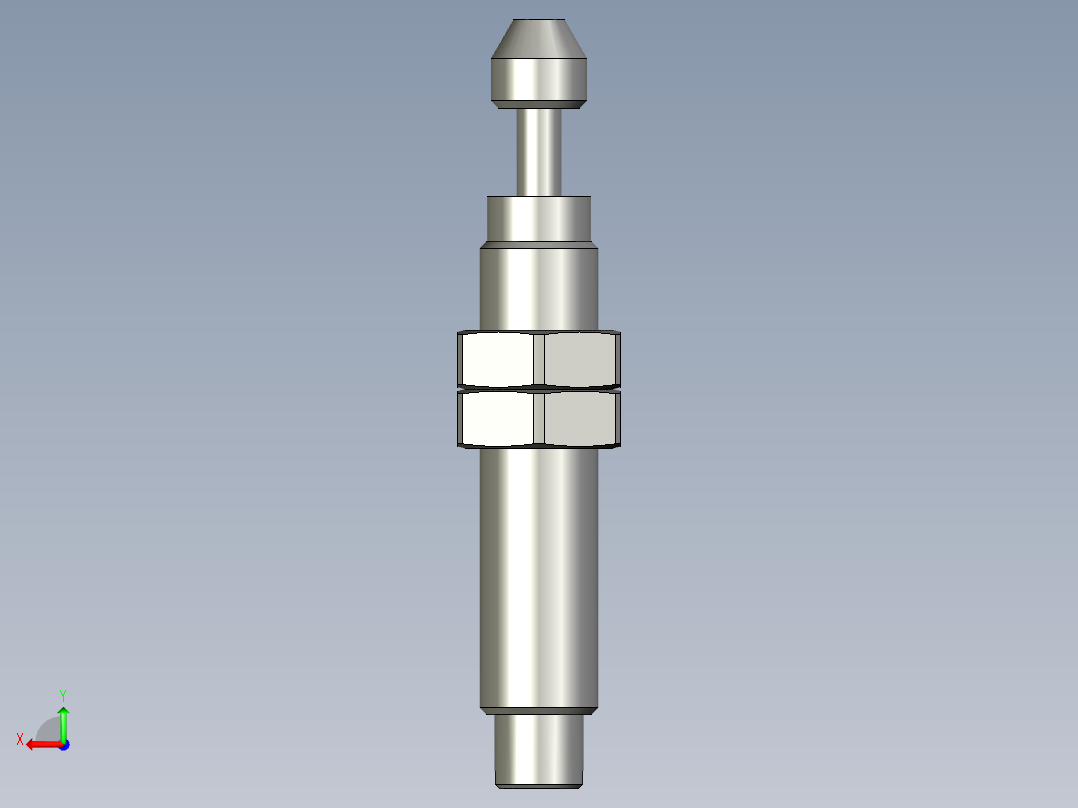 ACA0806-2油压缓冲器亚德客后视图