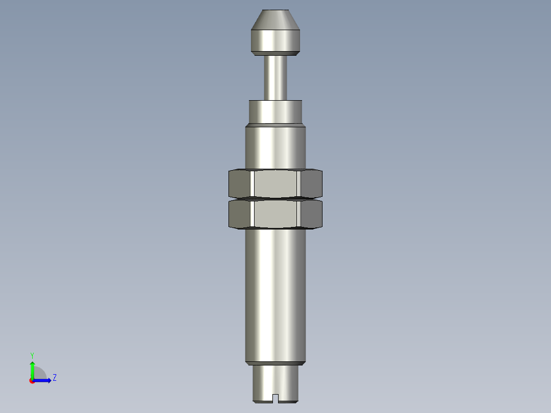 ACA0806-2油压缓冲器亚德客左视图