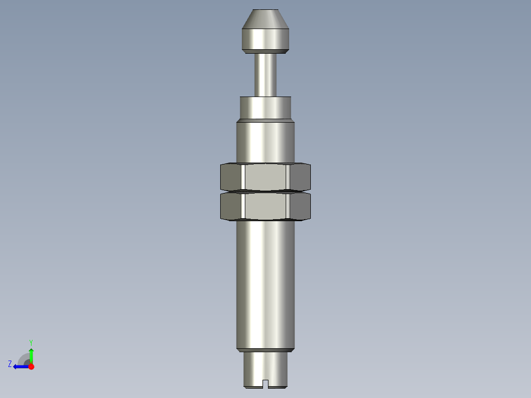 ACA0806-2油压缓冲器亚德客右视图