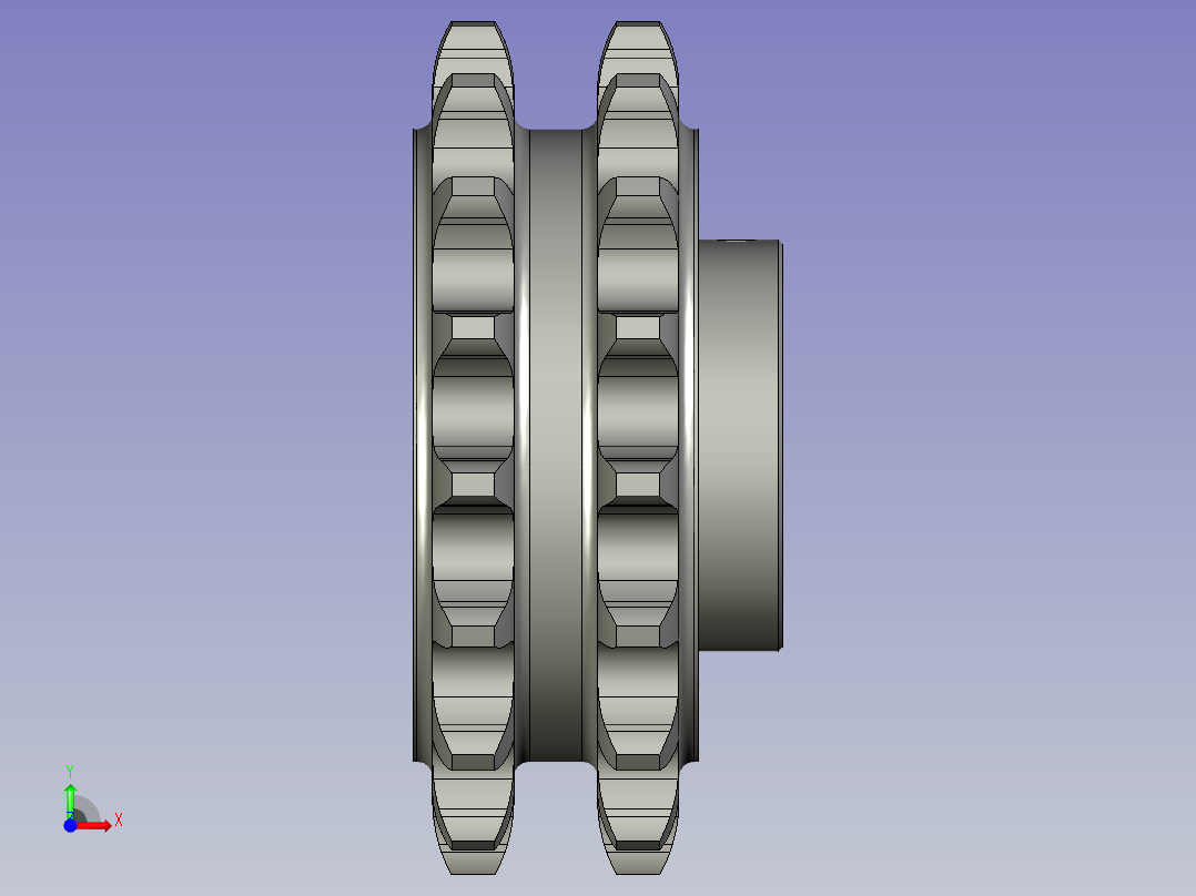 M210-119驱动轮前视图