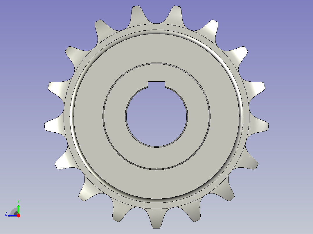 M210-119驱动轮右视图