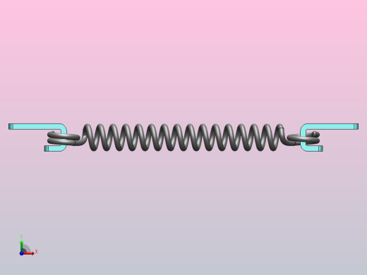 张力弹簧运动分析前视缩略图
