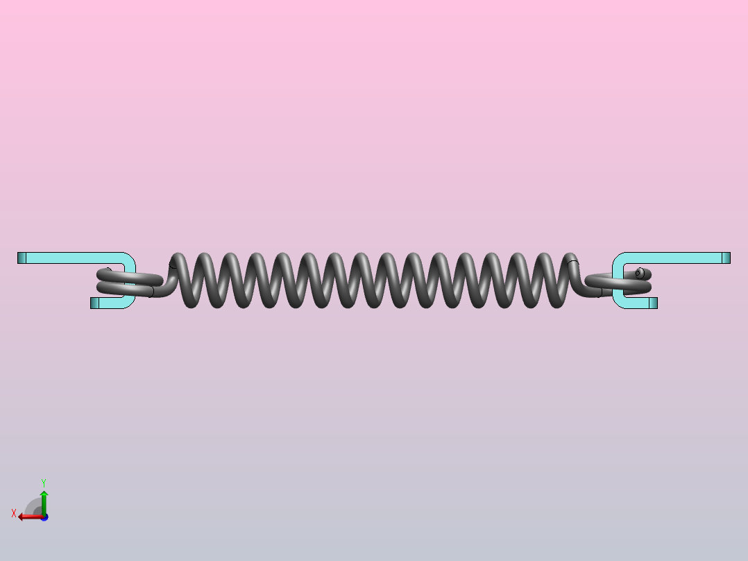 张力弹簧运动分析后视图