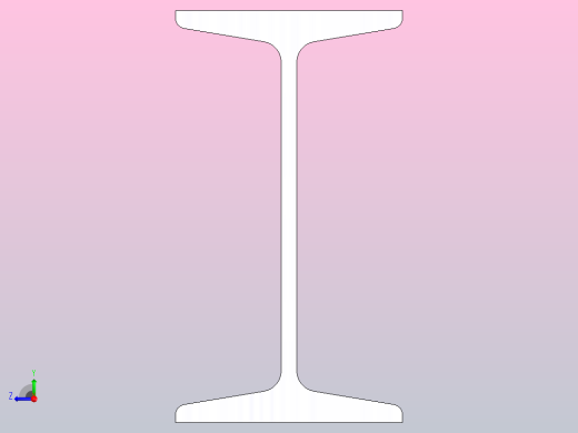 16#热轧工字钢1m.SLDPRT右视缩略图