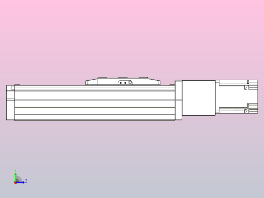 滚珠丝杠直线轴内置导轨TPA-GCR-80-1610C-L100-M-M20-N3左视缩略图