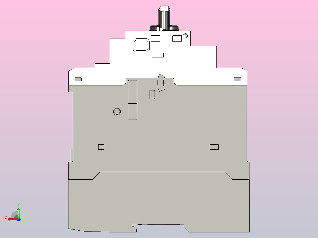 电机保护器MPW80 Weg后视图