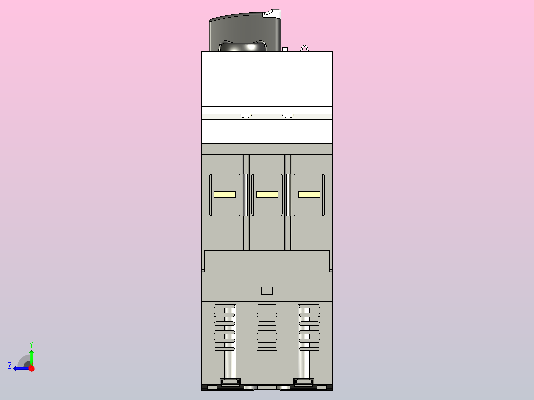 电机保护器MPW80 Weg右视图