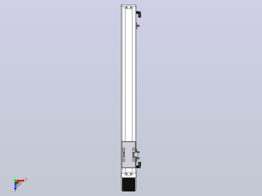 SCM6-550-BW-A57M滚珠花健、支撑座、滚珠丝杠、交叉导轨、直线模组俯视缩略图