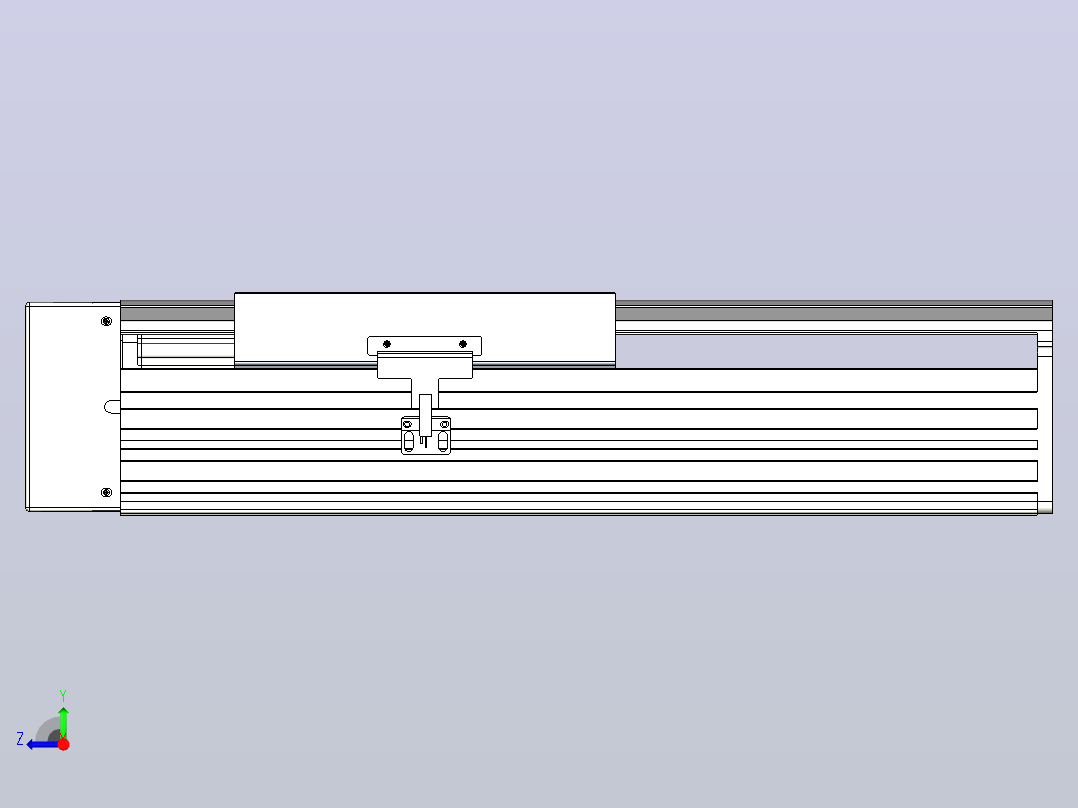 日规模组半封闭丝杆TPA-HNR-202D-2510C-L150-ML-C-P75-N3右视图