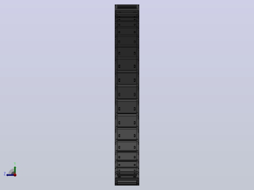 弯曲半径250内高25两侧打开型DB封闭式拖链_DMD25CDBA-25-57-250R-35右视缩略图