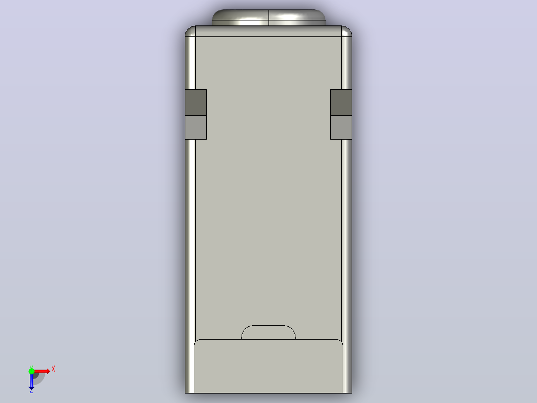 D-sub连接器ZIS08-9俯视图