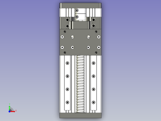 SXG5080-100mm – SFU1605 CNC 线性.滑轨前视缩略图