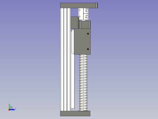 SXG5080-100mm – SFU1605 CNC 线性.滑轨左视缩略图