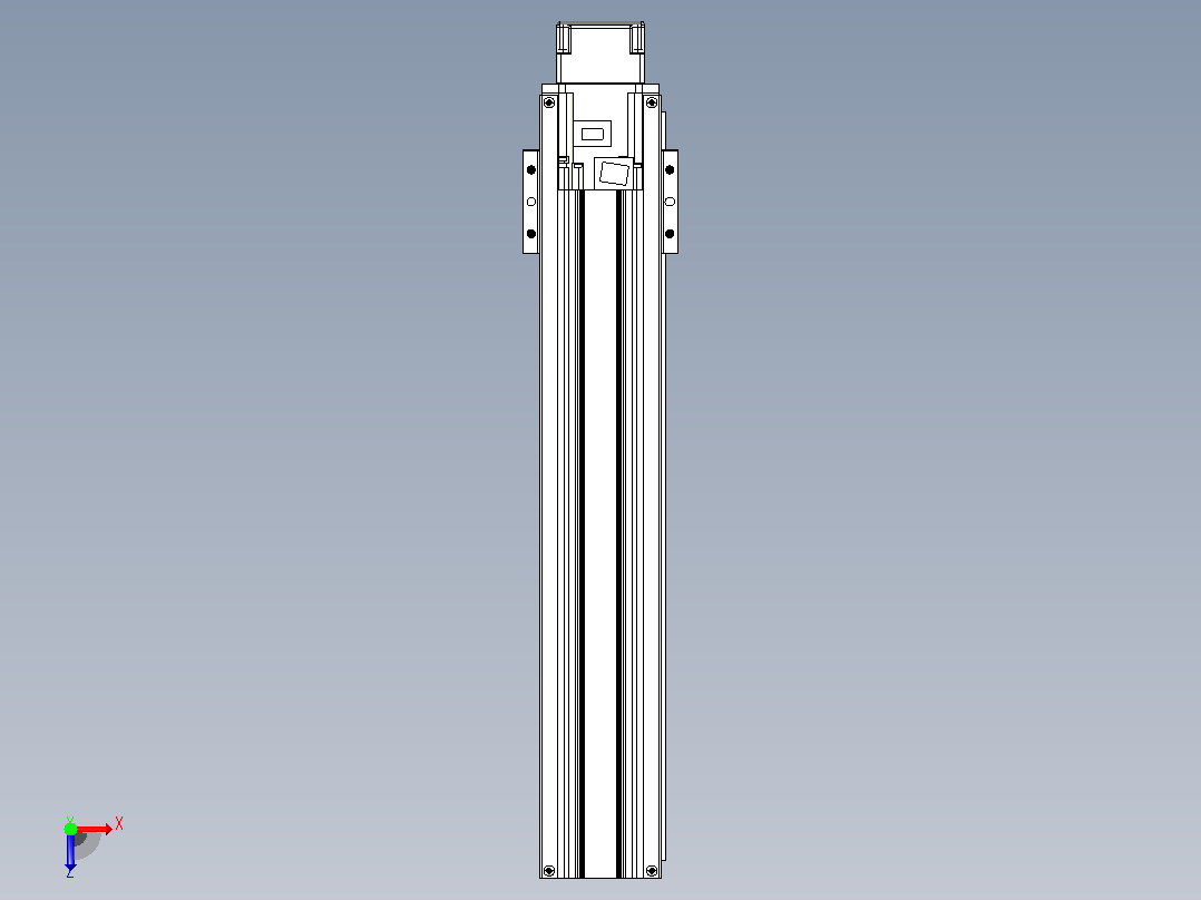 钢基模组TPA-KNR-8610C-540A1-MU-H0S0俯视图