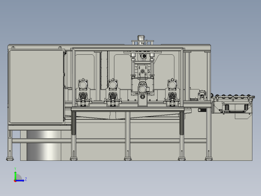 某自动化生产流水线step格式左视缩略图