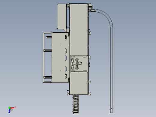 某自动化生产流水线step格式俯视缩略图