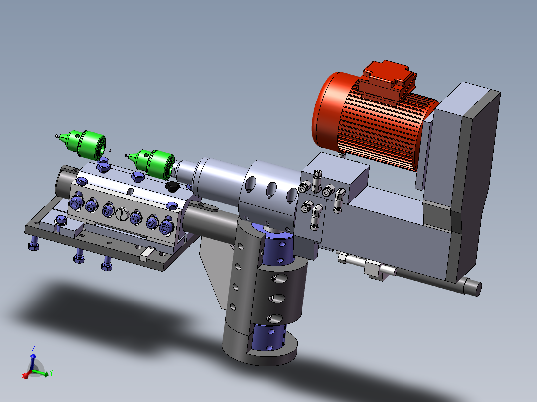 车床钻孔调整装置sw18可编辑