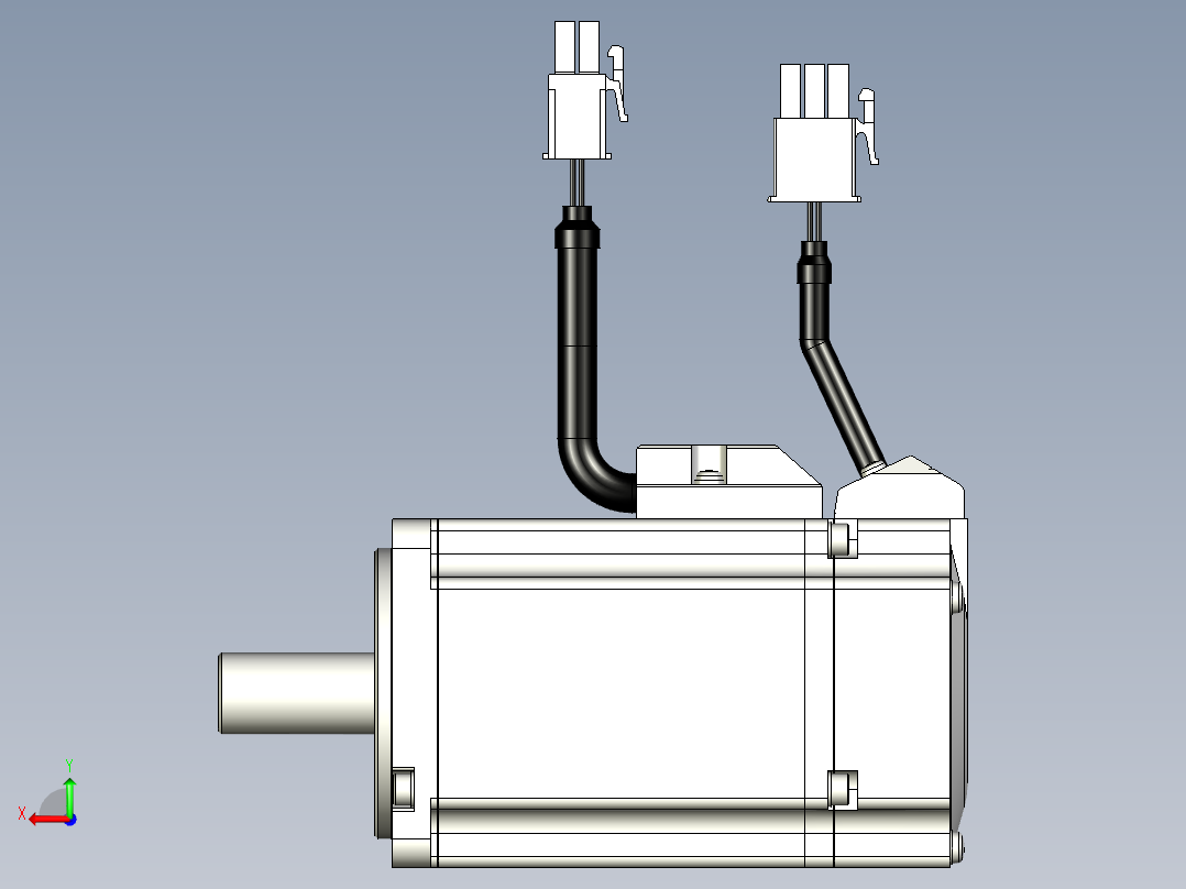 松下电机-MATSUSHITA_MSMF042L1C2后视图