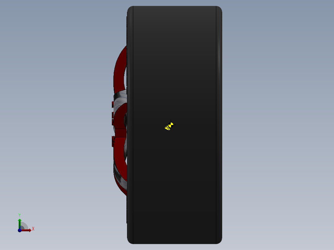 solidworks 车轮制动器总成前视图