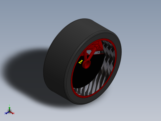 solidworks 车轮制动器总成正等轴测缩略图