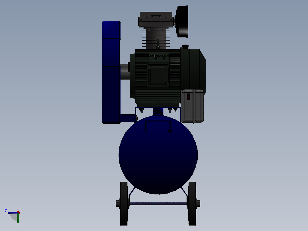空气压缩机前视图