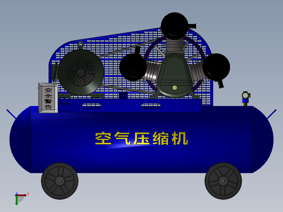 空气压缩机右视图