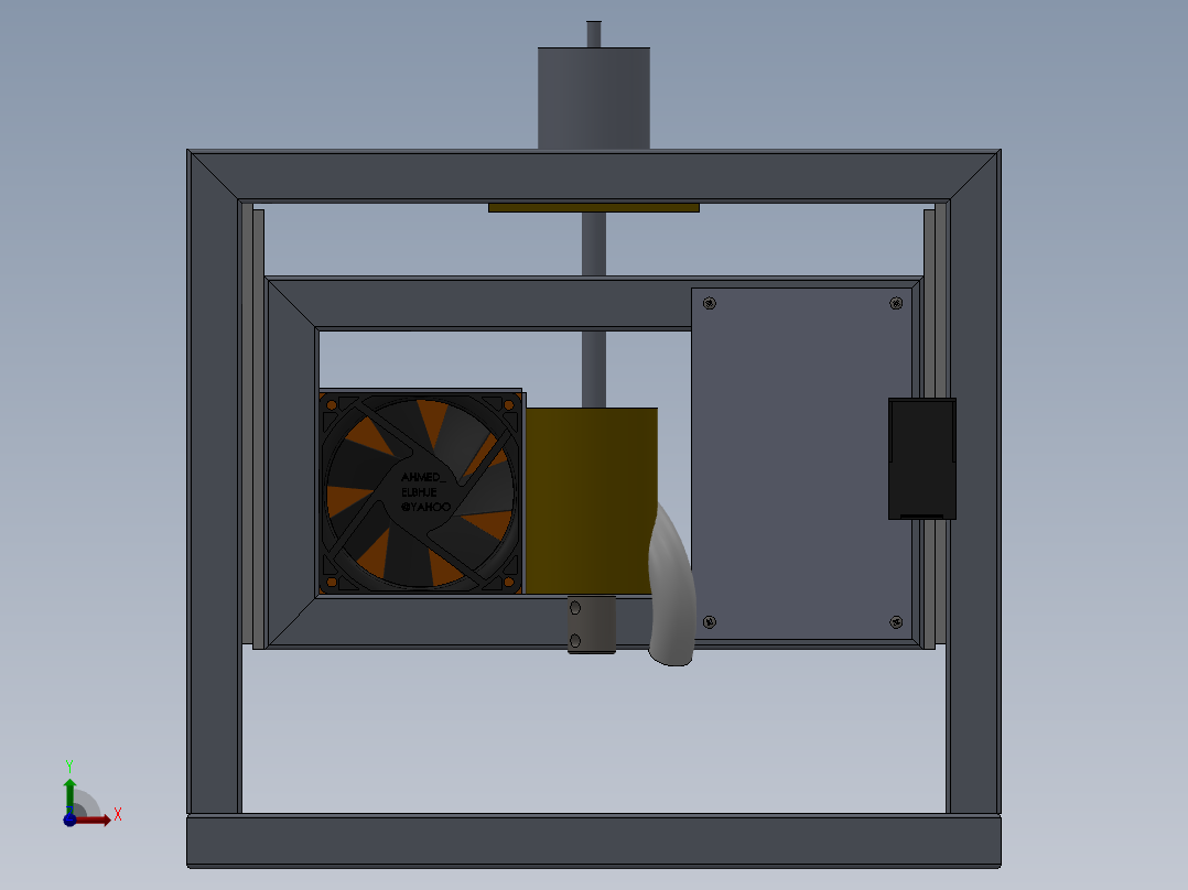 PCB印刷电路板精密钻孔机前视图