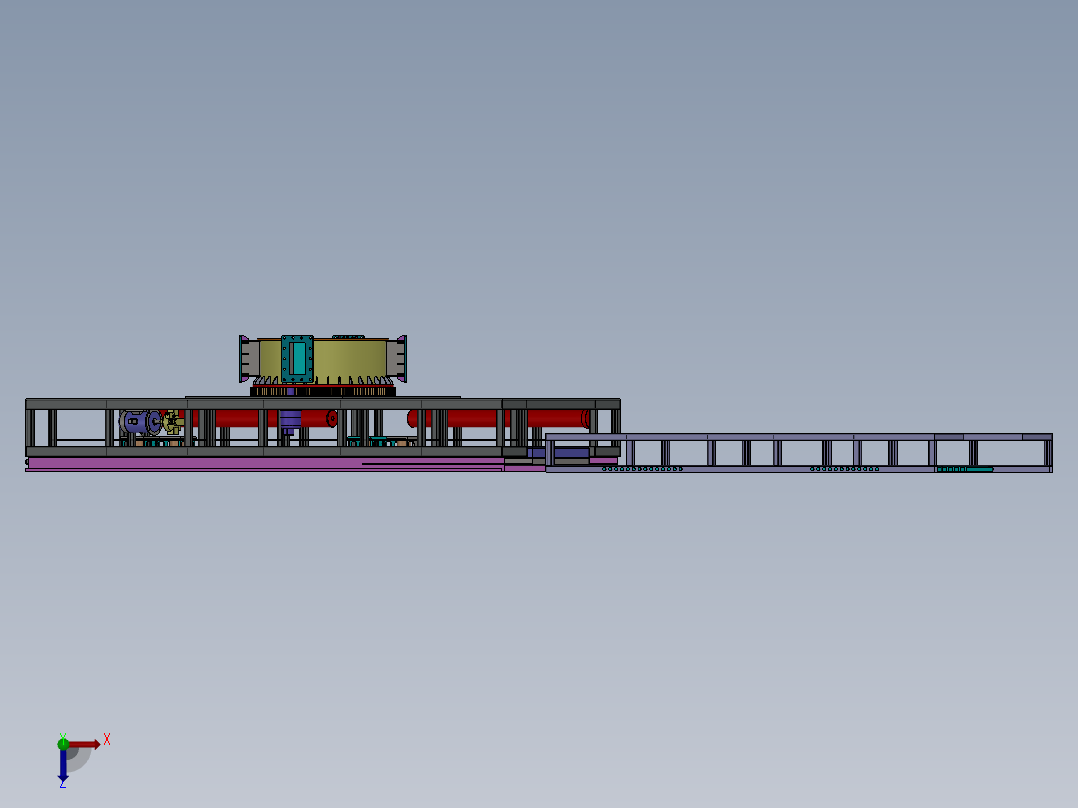 EE200 地下圆垛垂直升降俯视图
