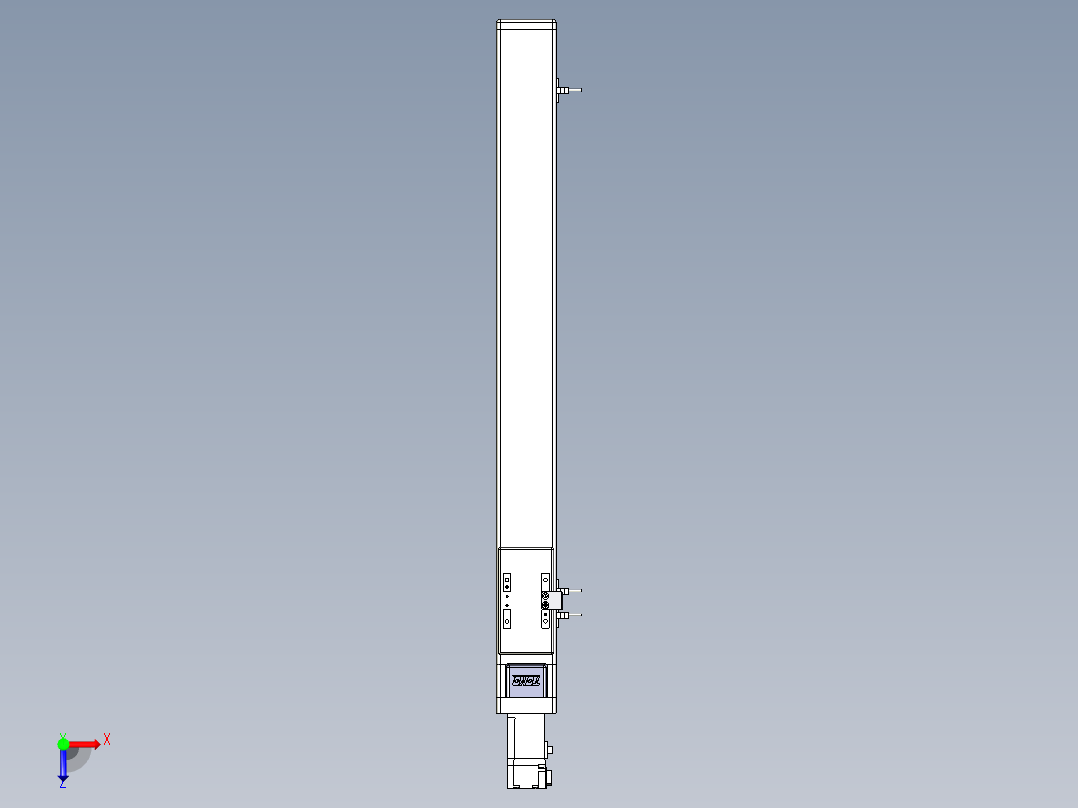 Toyo东佑达直线模组-ETH6M-BC-550-M10俯视图