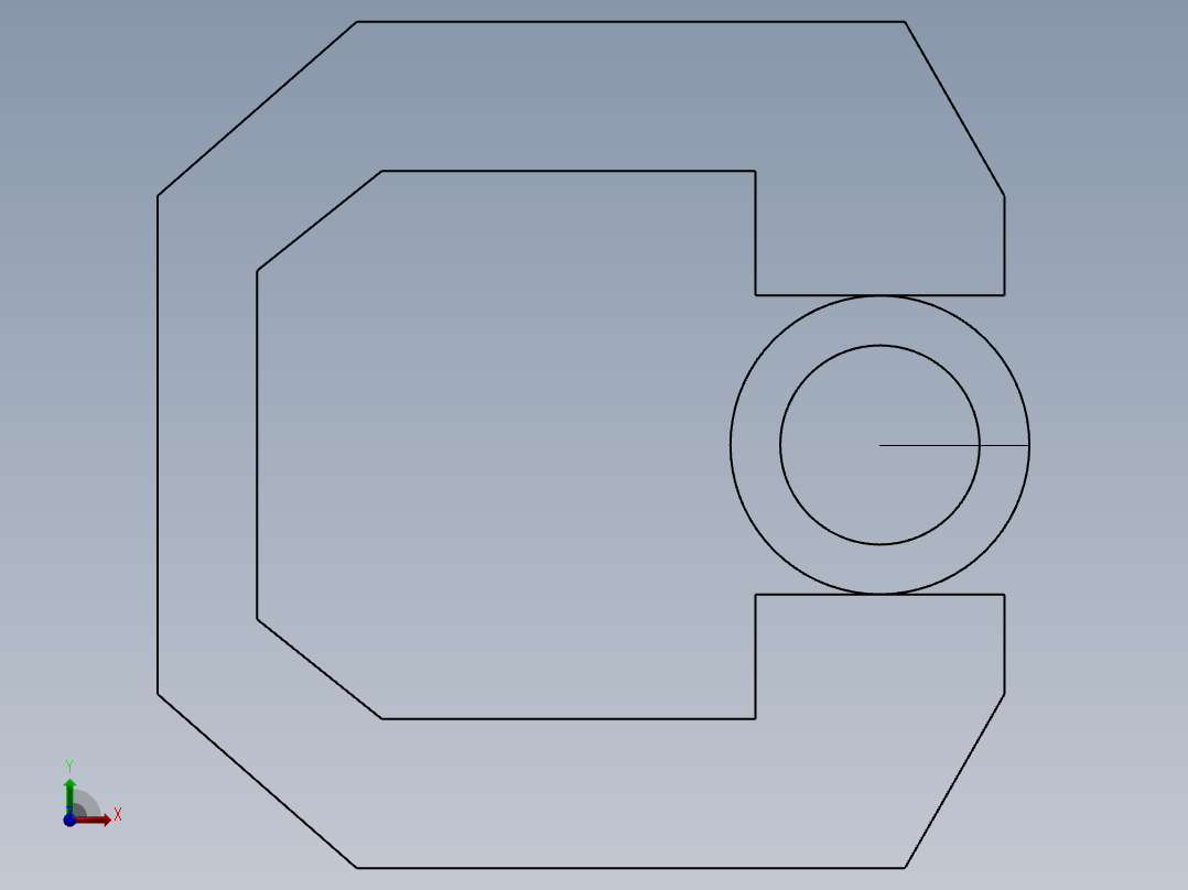 SW建模练习题-exercise 30主视图