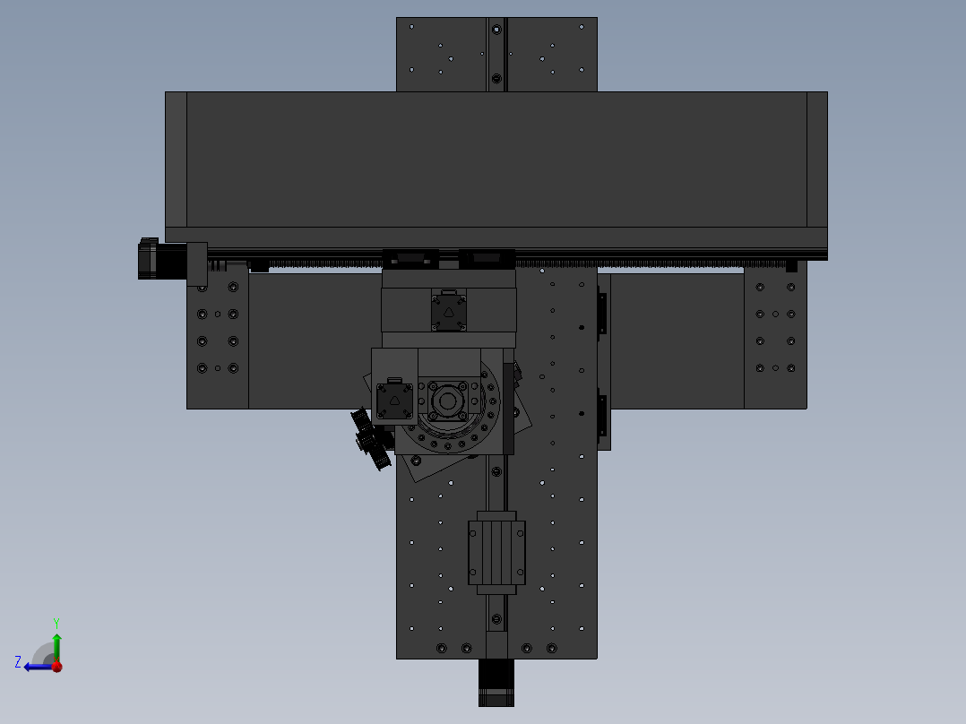 154数控机床右视图