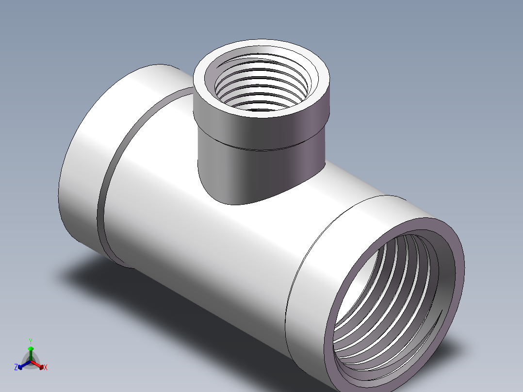 三通-异径 DN15-DN8