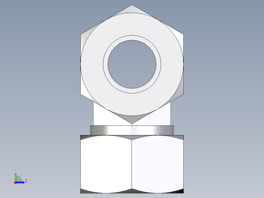 卡套式工业通用硬管接头EO_Union_tee_T18LCF左视缩略图