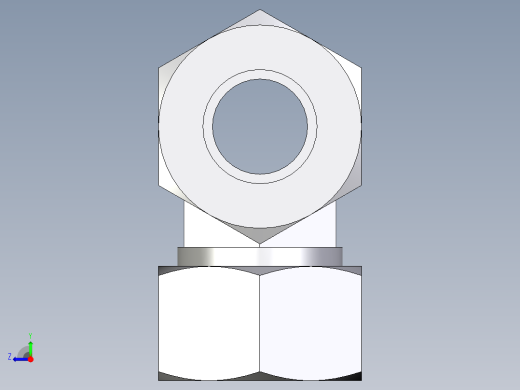 卡套式工业通用硬管接头EO_Union_tee_T18LCF右视缩略图